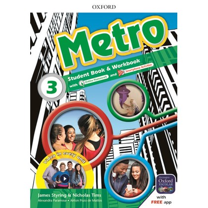 Inglês - Metro 3 - James Styring & Nicholas Tims (Alexandra Paramour e Aírton Pozo de Matos) - Editora Oxford